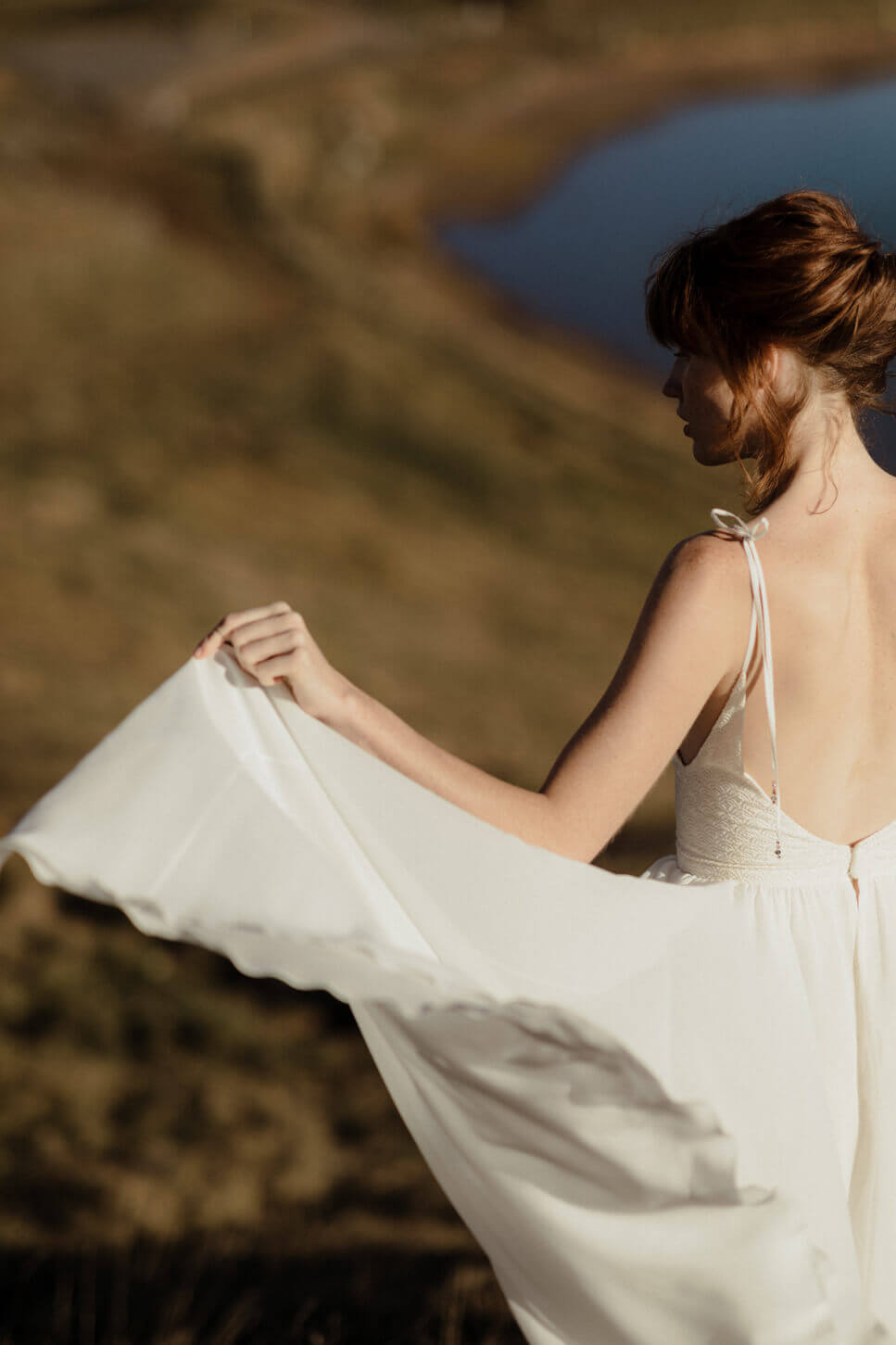 robe de mariée en soie biologique